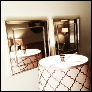 credenza styled mirrors