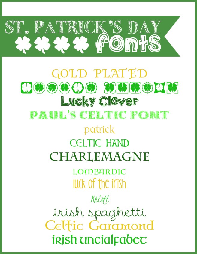 2.23.14 st patricks fonts