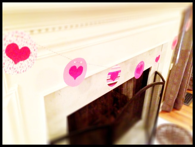 valentine's day garland