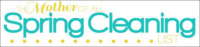 2.28.14 spring cleaning list