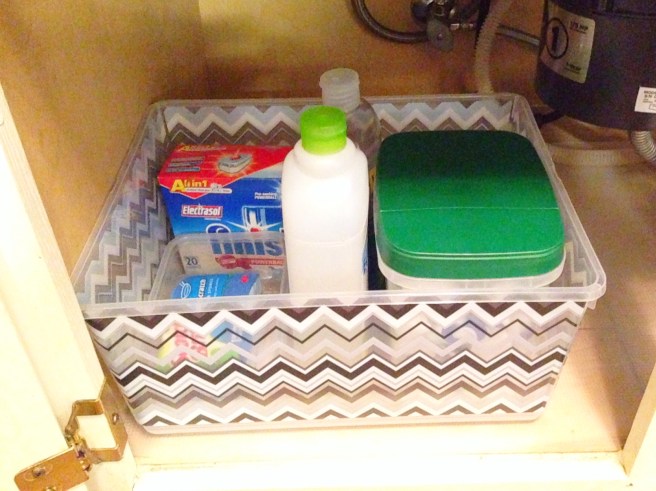 under sink organization