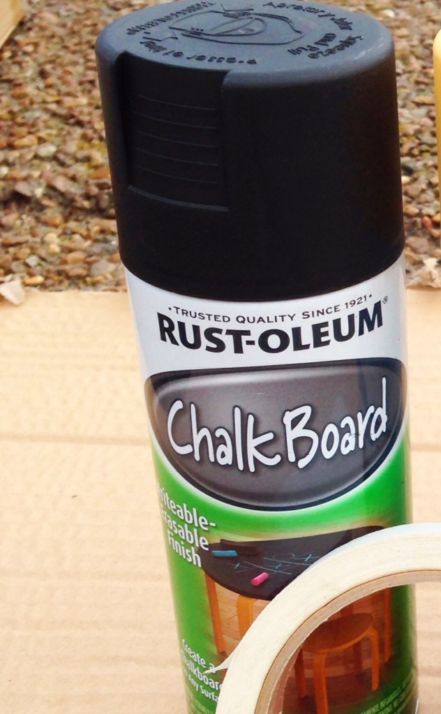 chalkboard spray paint