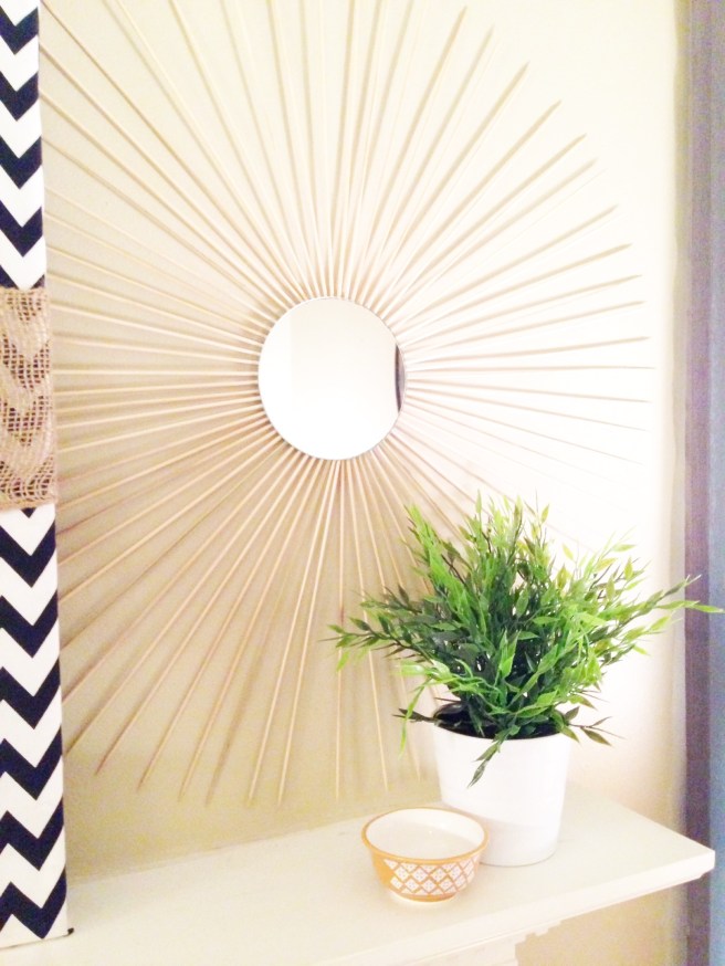 diy sunburst mirror