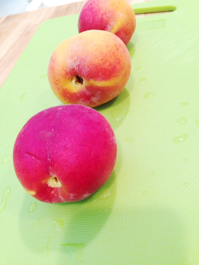 how to grill peaches