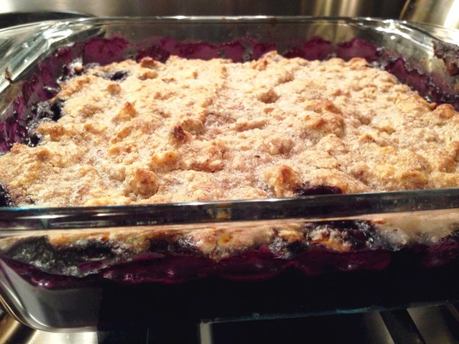 paleo blueberry cobbler